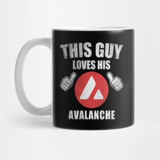 This Guy Loves His Avalanche AVAX Coin Valentine Crypto Token Cryptocurrency Blockchain Wallet Birthday Gift For Men Women Kids Mug